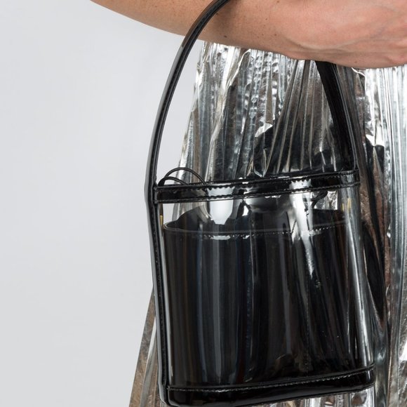 STAUD Bissett Translucent Crossbody Bucket Bag - Picture 14 of 16